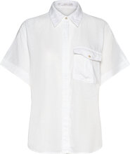 Pocket Linen Shirt Tops Shirts Linen Shirts White Mango