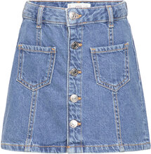 Butt D Denim Skirt Dresses & Skirts Skirts Denim Skirts Blue Mango
