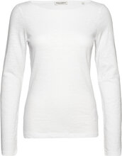 T-Shirts Long Sleeve Tops T-shirts & Tops Long-sleeved White Marc O'Polo