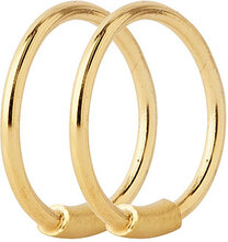 Basic Hoop Designers Jewellery Earrings Hoops Gold Maria Black