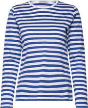 Mari 2017 Tops T-shirts & Tops Long-sleeved Blue Marimekko