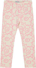 Lairi Mini Piirto Unikko Ii Bottoms Leggings Pink Marimekko