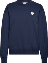 Leiot Unikko Placement Tops Sweatshirts & Hoodies Sweatshirts Navy Marimekko