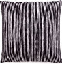 Varvunraita Cushion Cover Home Textiles Cushions & Blankets Cushion Covers Svart Marimekko Home*Betinget Tilbud