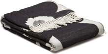 Unikko Blanket Home Textiles Cushions & Blankets Blankets & Throws Svart Marimekko Home*Betinget Tilbud