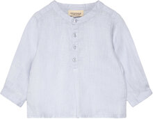 Totoro Tops Shirts Long-sleeved Shirts Blue MarMar Copenhagen