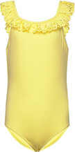 Swana Bathing Suit Badedragt Badetøj Yellow MarMar Copenhagen