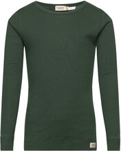 Plain Tee Ls T-shirts Long-sleeved T-shirts Kakigrønn MarMar Cph*Betinget Tilbud