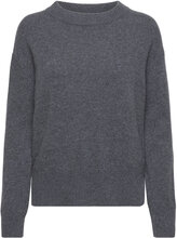 Cheryl Wool Sweater Tops Knitwear Jumpers Grey Marville Road