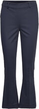 Emily Kick Flare Chinos Bottoms Trousers Flared Blue Marville Road