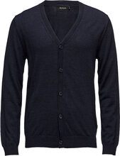 Jambon Tops Knitwear Cardigans Navy Matinique