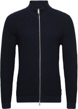 Macardo Knitwear Full Zip Jumpers Marineblå Matinique*Betinget Tilbud
