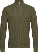 Macardo Knitwear Full Zip Jumpers Kakigrønn Matinique*Betinget Tilbud