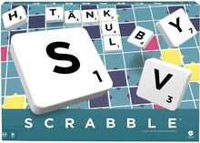 Games Scrabble Brætspil Word Toys Puzzles And Games Games Educational Games Multi/patterned Mattel Games