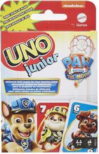 Games Uno Junior Paw Patrol The Movie Toys Puzzles And Games Games Card Games Multi/patterned Mattel Games