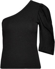 Annie Top Tops T-shirts & Tops Long-sleeved Black MAUD