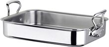 Bradepande Cook Style 35 X 25 X 7 Cm Stål Home Kitchen Oven Molds Silver Mauviel