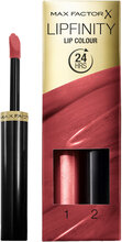 Lipfinity 110 Passionate Makeupsæt Makeup Red Max Factor