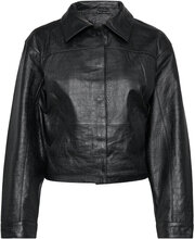 Dakota Disco College Jacket Läderjacka Skinnjacka Black MDK / Munderingskompagniet