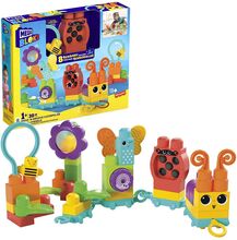 Bloks Move 'N Groove Caterpillar Toys Baby Toys Educational Toys Activity Toys Multi/patterned MEGA Bloks