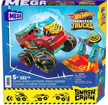 Hot Wheels Smash 'N Crash Demo Derby Extreme Trick Course Toys Toy Cars & Vehicles Race Tracks Multi/patterned MEGA Hot Wheels