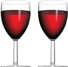 Vinglas 2 Stk Home Tableware Glass Wine Glass Red Wine Glasses Nude Mepal