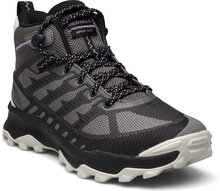 Women's Speed Eco Mid Wp - Charcoal/Orchid Sport Sport Shoes Outdoor-hiking Shoes Black Merrell