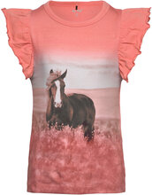 T-Shirt Ss Tops T-shirts Short-sleeved Pink MeToo
