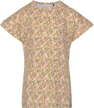 T-Shirt Ss Tops T-shirts Short-sleeved Multi/patterned MeToo