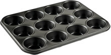 Muffinform Til 12 Stk. Home Kitchen Baking Accessories Baking Tins Cupcake & Muffin Tins Black Blomsterbergs