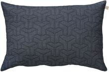 Mono Cushion W. Polyester Filling Home Textiles Cushions & Blankets Cushions Blå Mette Ditmer*Betinget Tilbud
