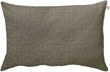 Mono Cushion W. Polyester Filling Home Textiles Cushions & Blankets Cushions Brown Mette Ditmer