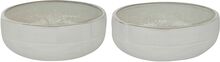 Sand Grain Bowl Large, 2-Pack Home Tableware Bowls & Serving Dishes Serving Bowls Cream Mette Ditmer