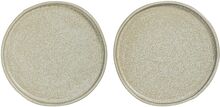 Sand Grain Plate, 2-Pack Home Tableware Plates Small Plates Beige Mette Ditmer
