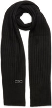 Empire Wide Rib Scarf Accessories Scarves Winter Scarves Black Michael Kors Accessories