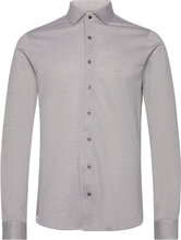 Solid Pique Slim Shirt Tops Shirts Casual Grey Michael Kors