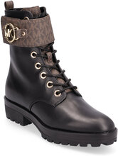 Rory Lace Up Bootie Shoes Boots Ankle Boots Laced Boots Black Michael Kors