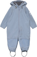 Softshell Suit Recycled Uni Outerwear Coveralls Softshell Coveralls Blue Mikk-line