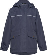 Polyester Boys Jacket Outerwear Jackets & Coats Windbreaker Blå Mikk-line*Betinget Tilbud