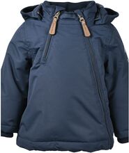Nylon Baby Jacket - Solid Fôret Jakke Blå Mikk-line*Betinget Tilbud