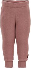 Wool Pants Outerwear Fleece Outerwear Fleece Trousers Pink Mikk-line