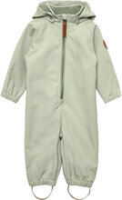 Arno Softshell Suit Outerwear Coveralls Softshell Coveralls Grønn Mini A Ture*Betinget Tilbud