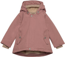 Wally Fleece Lined Winter Jacket. Grs Outerwear Jackets & Coats Winter Jackets Pink Mini A Ture