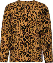Basic Leopard Grandpa Tops T-shirts Long-sleeved T-shirts Multi/patterned Mini Rodini