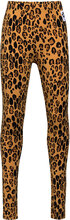 Basic Leopard Leggings Bottoms Leggings Brown Mini Rodini