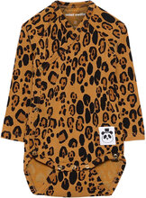 Basic Leopard Wrap Body Bodies Wrap Bodies Multi/patterned Mini Rodini