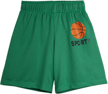 Basket Mesh Sp Shorts Bottoms Shorts Green Mini Rodini