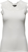 Vanessa Top Tops T-shirts & Tops Sleeveless White Minus