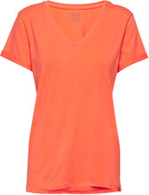 Adele Tee T-shirts & Tops Short-sleeved Oransje Minus*Betinget Tilbud