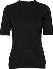Pamela Strik T-Shirt Pullover Svart Minus*Betinget Tilbud